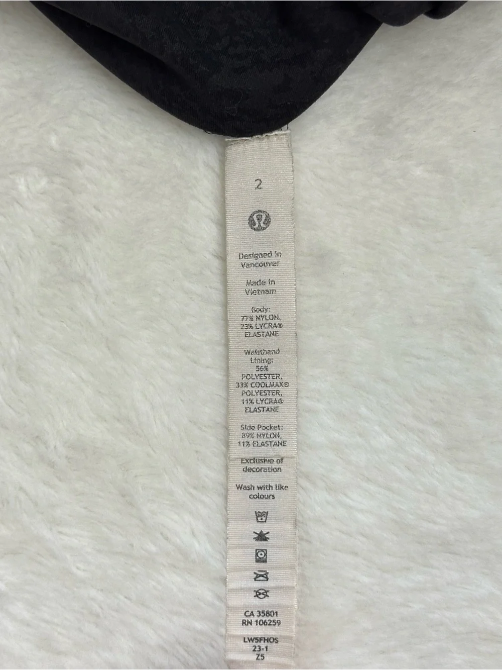 Lululemon Wunder Train HR Tight with Pockets 25